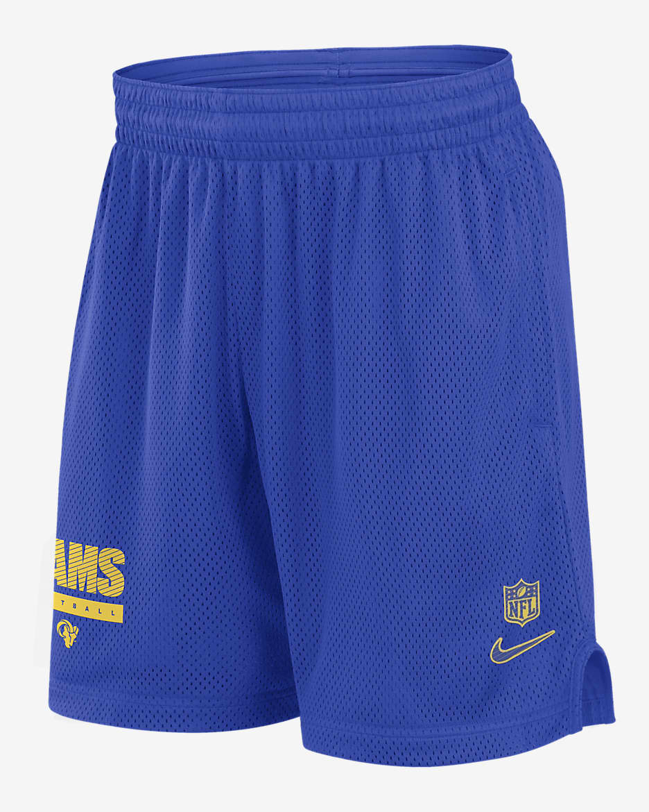 Los Angeles Rams Sideline Men s Nike Dri FIT NFL Shorts. Nike